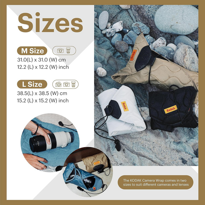 Kodak Camera Wrap, Medium - Khaki
