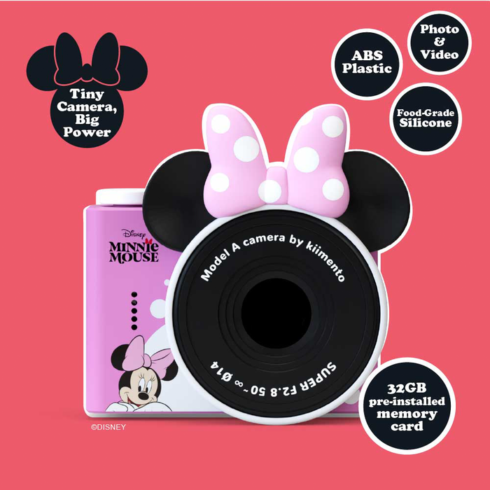 Kidamento Model A Mini Digital Camera for Kids - Minnie Mouse