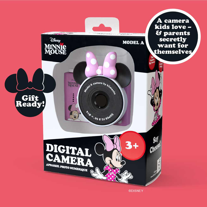 Kidamento Model A Mini Digital Camera for Kids - Minnie Mouse