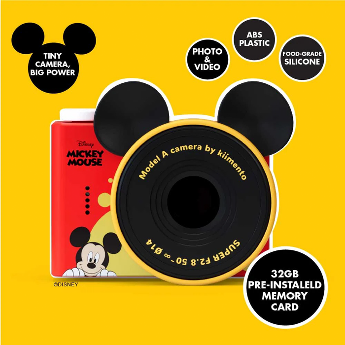 Kidamento Model A Mini Digital Camera for Kids - Mickey Mouse