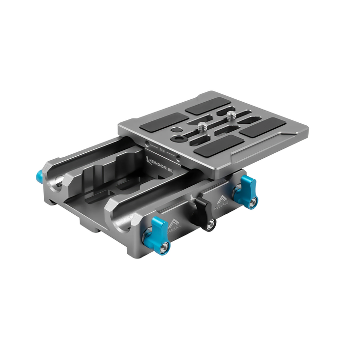 Kondor Blue Universal LWS ARRI Bridge Plate for ARRI, RED, URSA, C70, VENICE - Space Gray