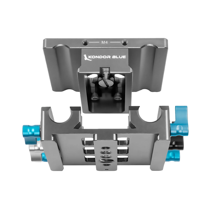 Kondor Blue Universal LWS ARRI Bridge Plate for ARRI, RED, URSA, C70, VENICE - Space Gray