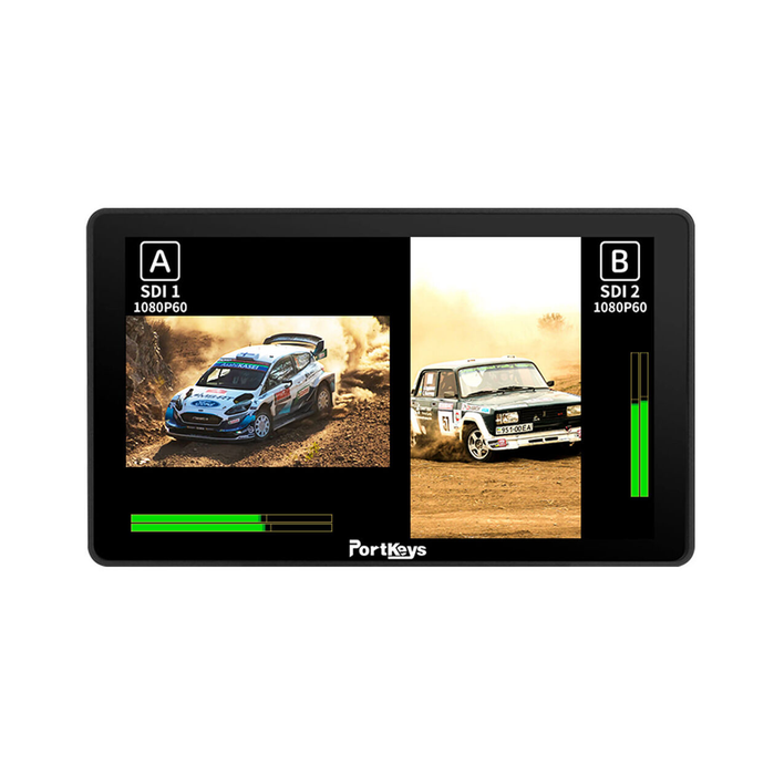 Portkeys BM7 II DS 7" High-Bright Touchscreen Monitor with Wireless Camera Control and Sun Hood