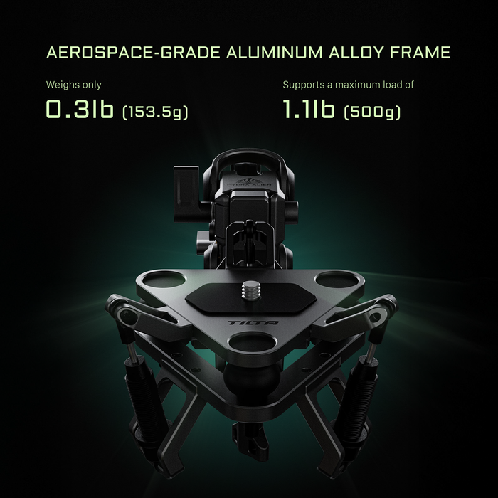 Tilta Shock Absorbing Head for Hydra Alien Mini (Universal) - Titanium Gray