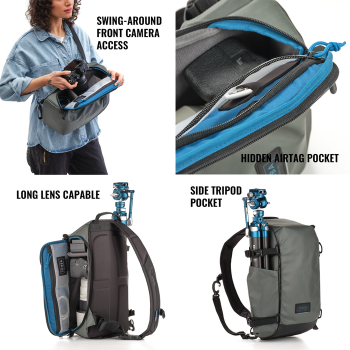 Tenba Solstice V2 12L Sling Bag - Gray