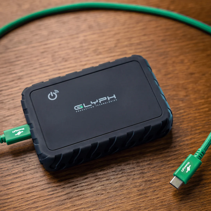 Glyph Technologies 8TB Atom EX80 High-Intensity USB4 80Gbps NVMe Portable External SSD with Location Track