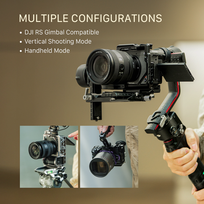 Tilta Full Camera Cage for Sony FX2 - Titanium Gray