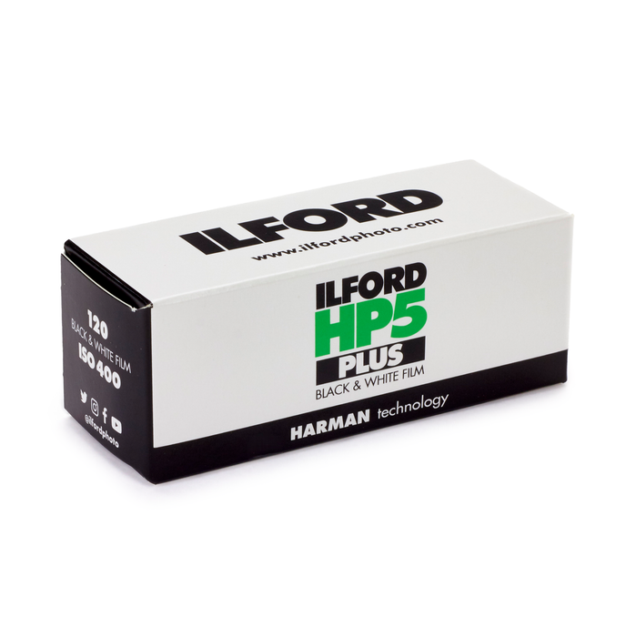Ilford HP5 Plus 400 Black & White Negative - 120 Film, Single Roll