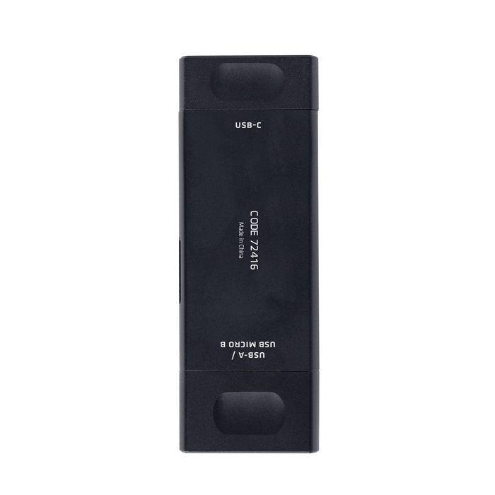 ProMaster Trifecta Deluxe UHS-II SD & Micro SD Card Reader with USB-C, USB-A & USB Micro-B Connectors