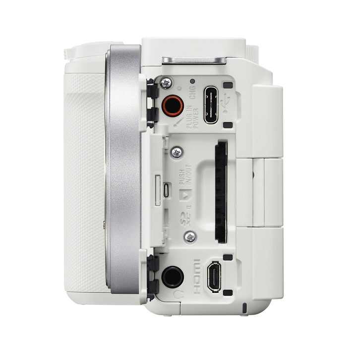Sony Alpha ZV-E10 II Mirrorless Camera with 16-50mm Lens - White