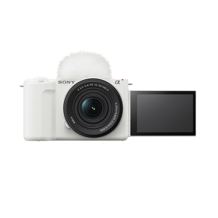 Sony Alpha ZV-E10 II Mirrorless Camera with 16-50mm Lens - White