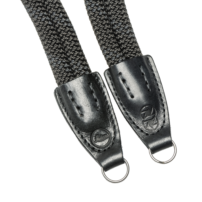 Cooph Leica Double Rope Strap with Split Ring, 39.4" (100cm) - Black