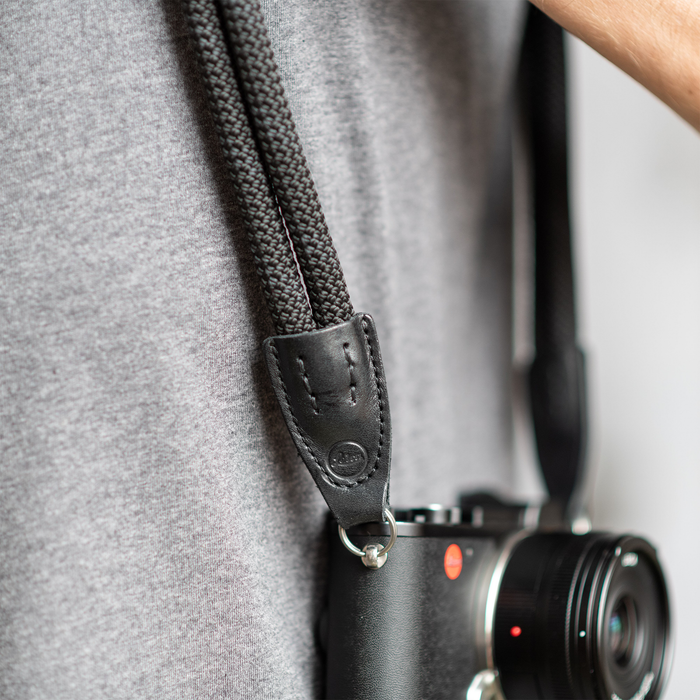 Cooph Leica Double Rope Strap with Split Ring, 39.4" (100cm) - Black