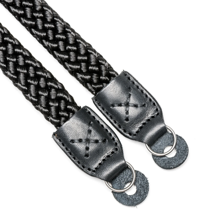 Cooph Braided Camera Strap with Split Ring, 49.2" (125cm) - Black