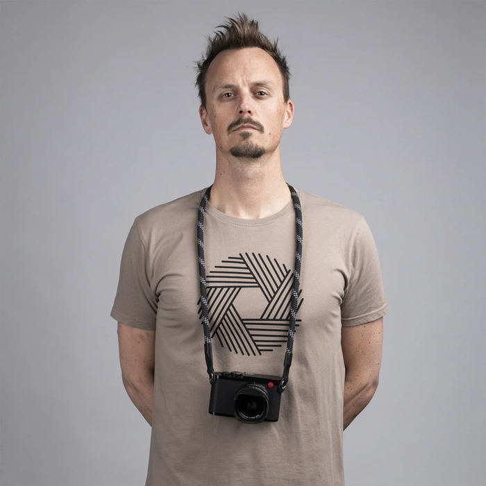 Cooph Rope Camera Strap with Split Ring, 51.2" (130cm) - Duotone Charcoal