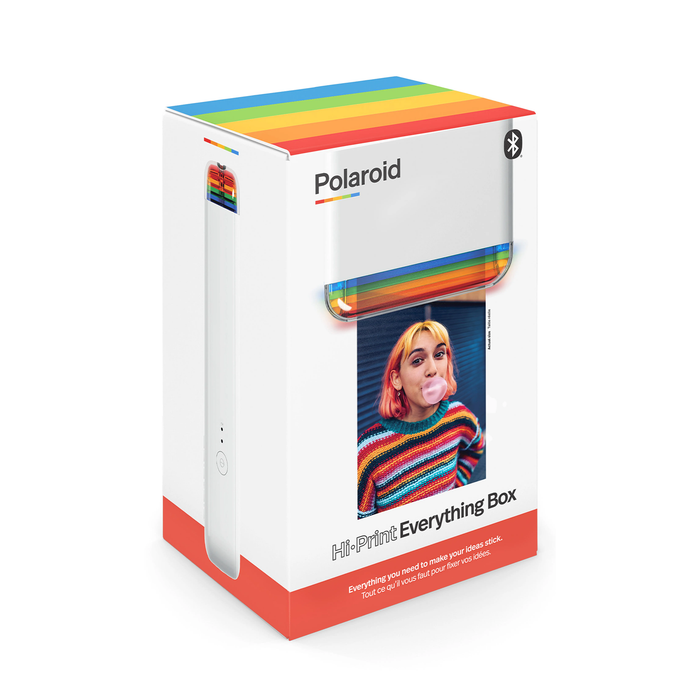 Polaroid Hi-Print 2x3" Pocket Photo Printer Everything Box - White