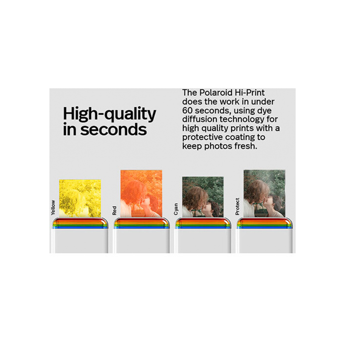 Polaroid Hi-Print 2x3" Pocket Photo Printer Everything Box - White
