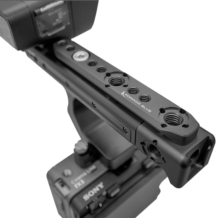 Kondor Blue Sony FX3/FX30 XLR Handle Extension - Raven Black