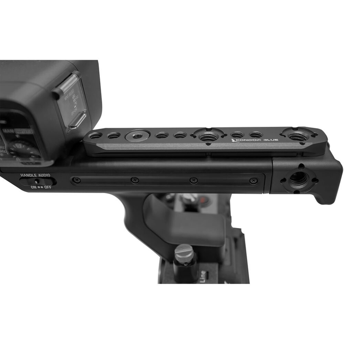 Kondor Blue Sony FX3/FX30 XLR Handle Extension - Raven Black