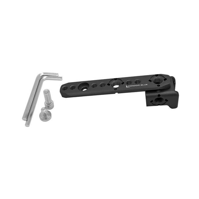 Kondor Blue Sony FX3/FX30 XLR Handle Extension - Raven Black