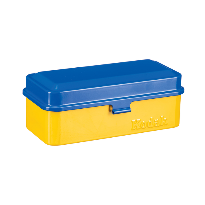 Kodak Steel Film Case, 120/35mm - Blue/Yellow