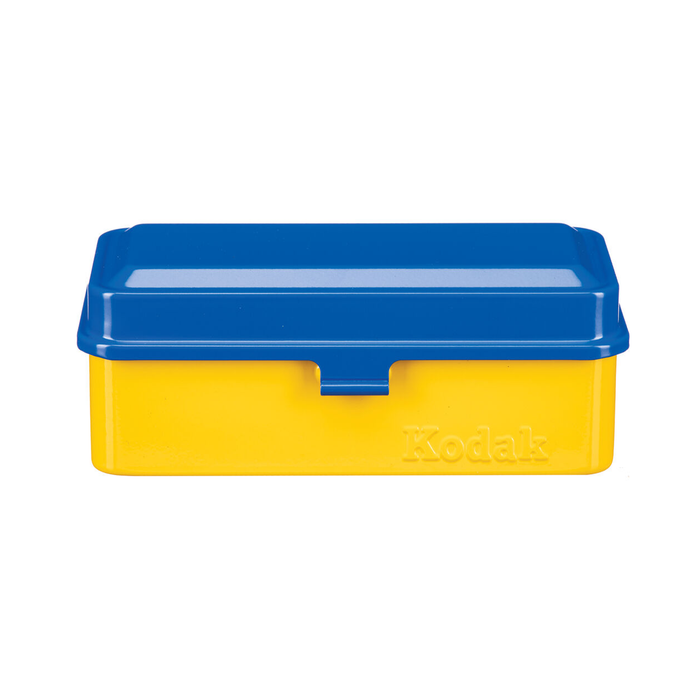 Kodak Steel Film Case, 120/35mm - Blue/Yellow
