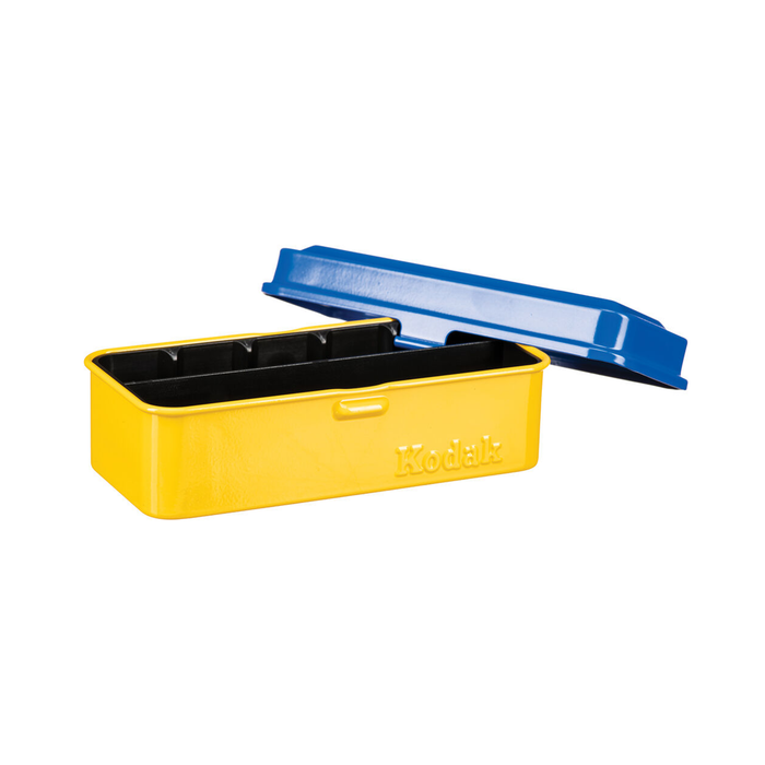 Kodak Steel Film Case, 120/35mm - Blue/Yellow