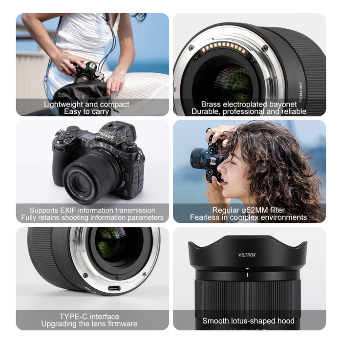 Viltrox AF 40mm f/2.5 Air Full Frame Lens for Nikon Z-Mount