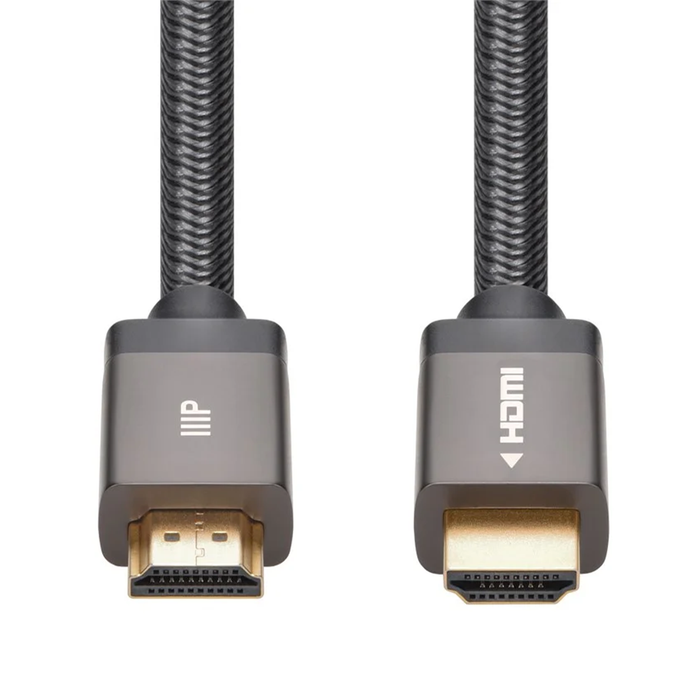 Monoprice 8K Certified Braided Ultra High Speed HDMI Cable, 3ft, Black