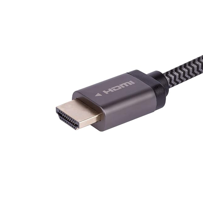 Monoprice 8K Certified Braided Ultra High Speed HDMI Cable, 10ft, Black