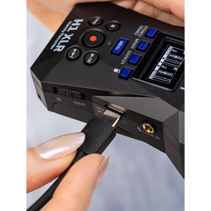 Zoom H1 XLR Handy Portable Audio Recorder for Video