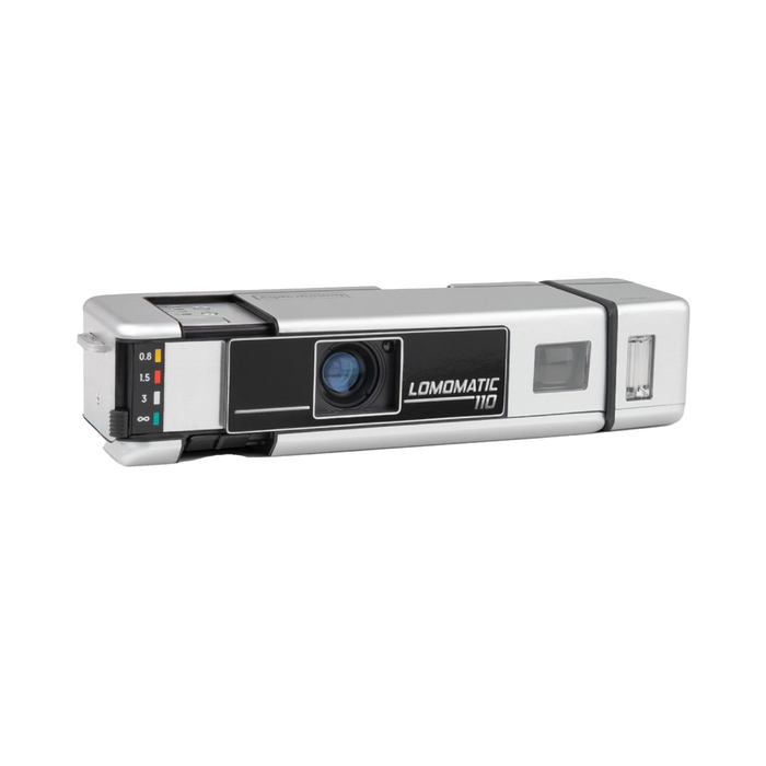 Lomography Lomomatic 110 Camera & Flash - Metal Edition