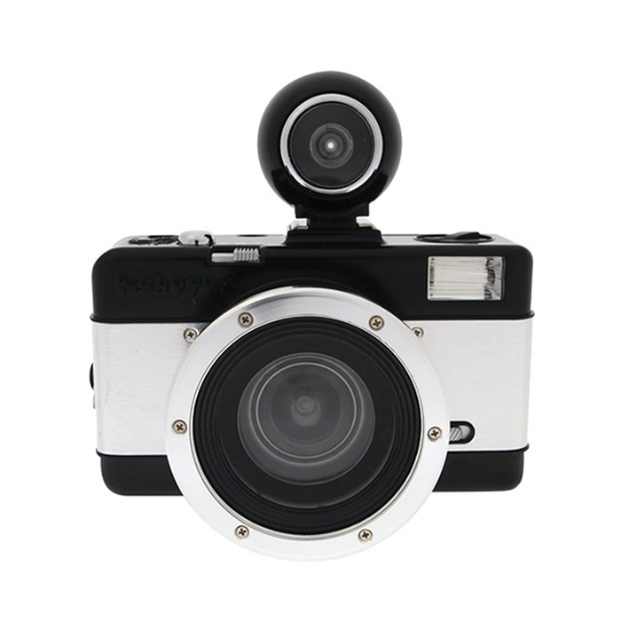 Lomography Fisheye No. 2 35mm Film Camera - Black & Silver