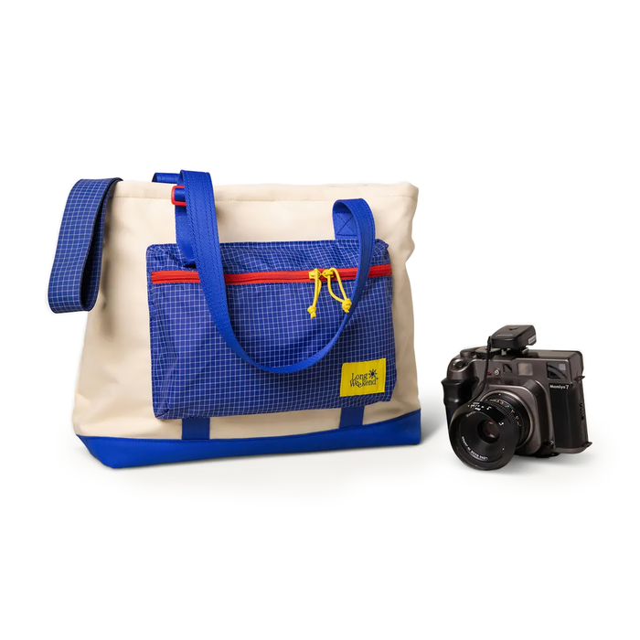 Long Weekend 18L Beacon Tote Bag - Creme Multi