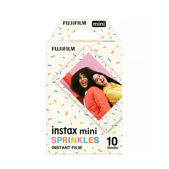 Fujifilm Instax Mini Instant Film, Sprinkles Frame - 10 Exposures