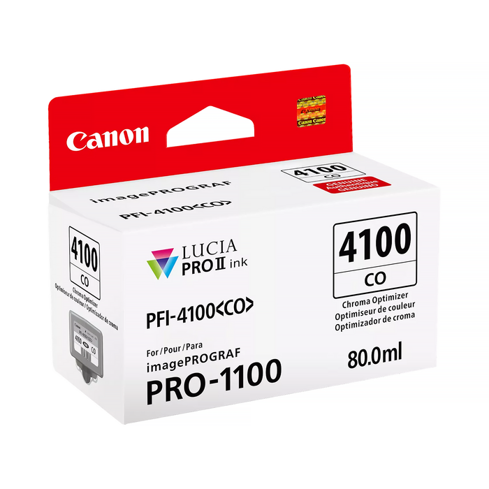 Canon PFI-4100 Chroma Optimizer Pigment Ink Cartridge for imagePROGRAF PRO-1100 Printer - 80mL