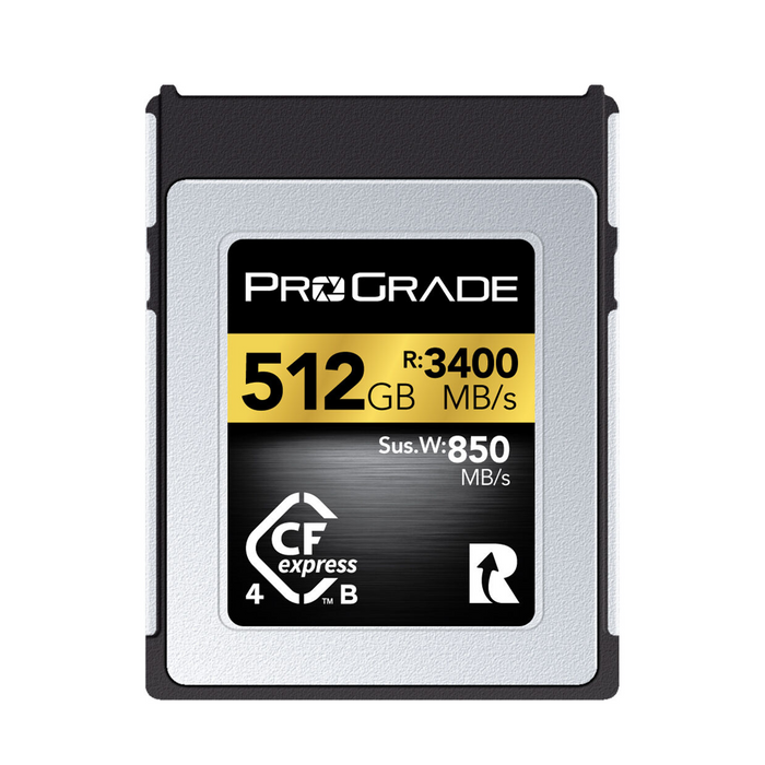 ProGrade Digital 512GB CFexpress Type B 4.0 Gold Memory Card - 2 Pack