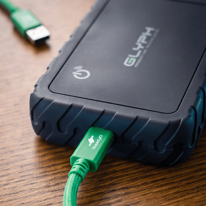 Glyph Technologies 8TB Atom EX80 High-Intensity USB4 80Gbps NVMe Portable External SSD with Location Track