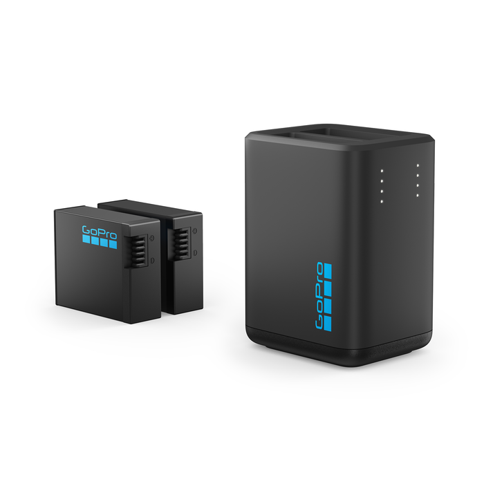 GoPro Dual Battery Charger with Two Enduro Batteries for HERO13 Black