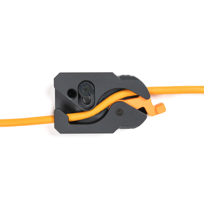 Tether Tools TetherGuard LeverLock Plate & Cable Bundle, Straight USB-C to Straight USB-C, 15' - High Visibility Orange