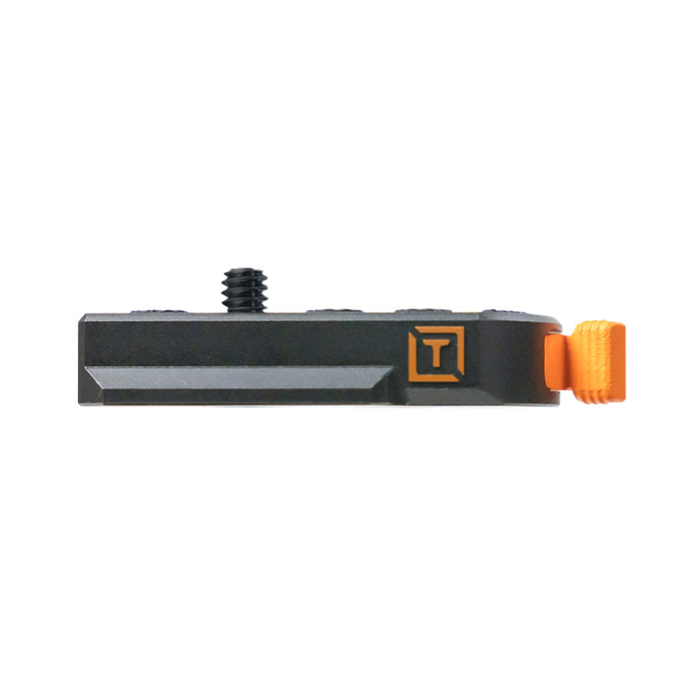Tether Tools TetherGuard LeverLock Plate & Cable Bundle, Straight USB-C to Straight USB-C, 15' - High Visibility Orange