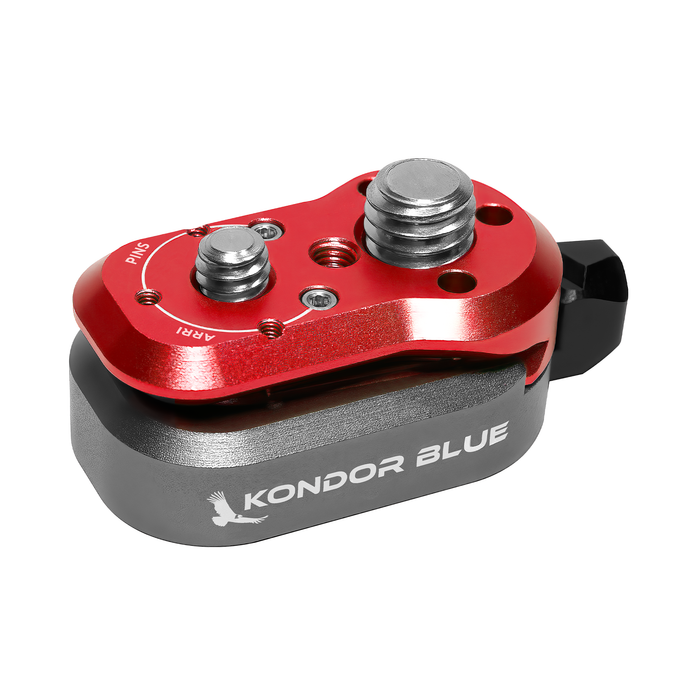 Kondor Blue Mini Lock Quick Release Plate Kit - Cardinal Red