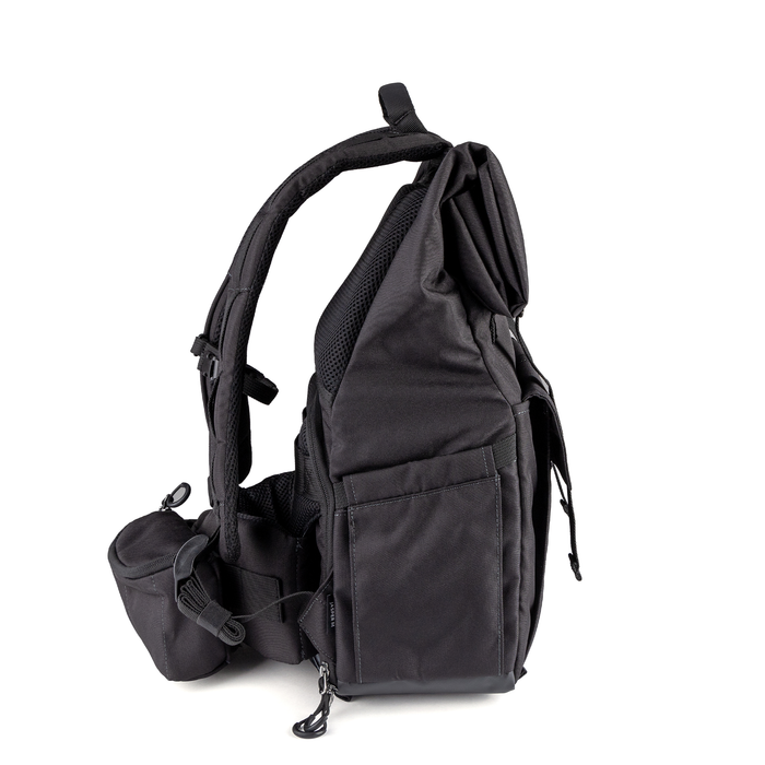 ProMaster Jasper 2.0 Medium 7.5L-9L Rolltop Backpack - Black
