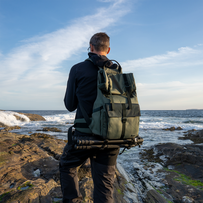 ProMaster Jasper 2.0 Medium 7.5L-9L Rolltop Backpack - Green