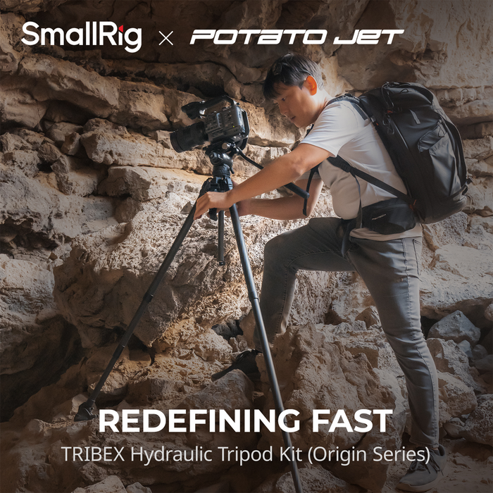 SmallRig x Potato Jet Tribex Hydraulic Carbon Fiber Tripod Kit 4259