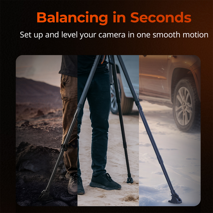 SmallRig x Potato Jet Tribex Hydraulic Carbon Fiber Tripod Kit 4259