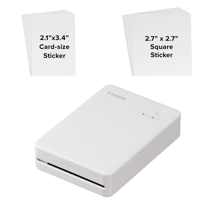 Canon Selphy QX20 Compact Photo Printer - White