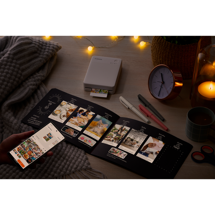 Canon Selphy QX20 Compact Photo Printer - White