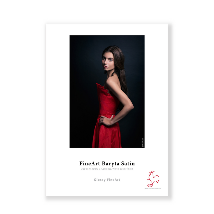 Hahnemühle FineArt Baryta Satin Photo Cards in Tin Box, 300, 4" x 6" - 30 Cards