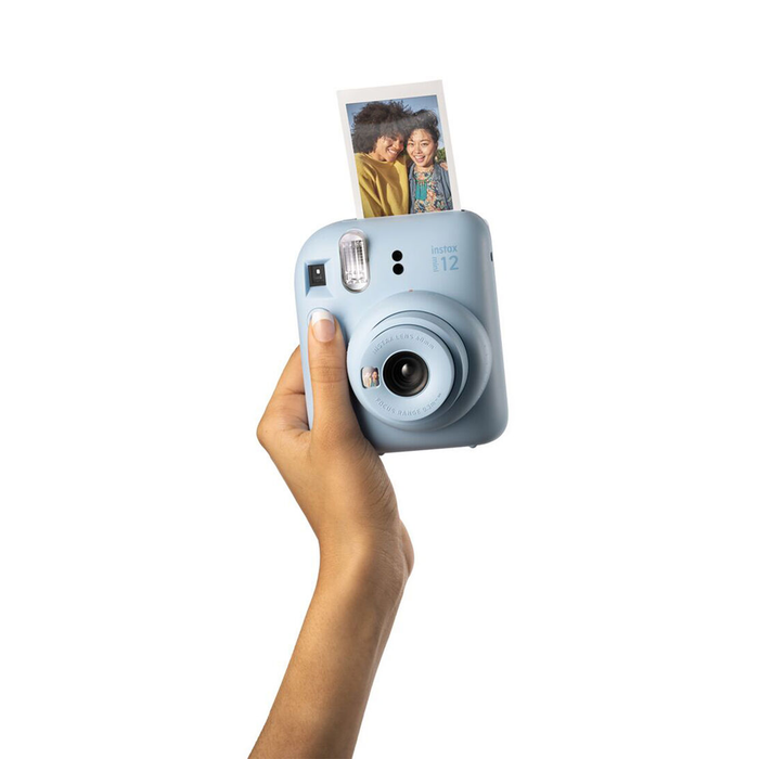 Fujifilm Instax Mini 12 Instant Camera & Film Holiday Bundle (Pastel Blue)